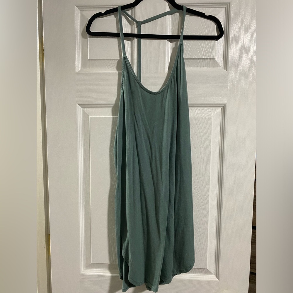 Green beach dress